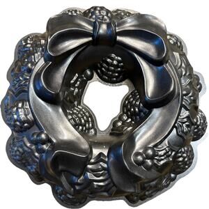 Nordic Ware Christmas Tree Wreath Bundt Cake Pan
